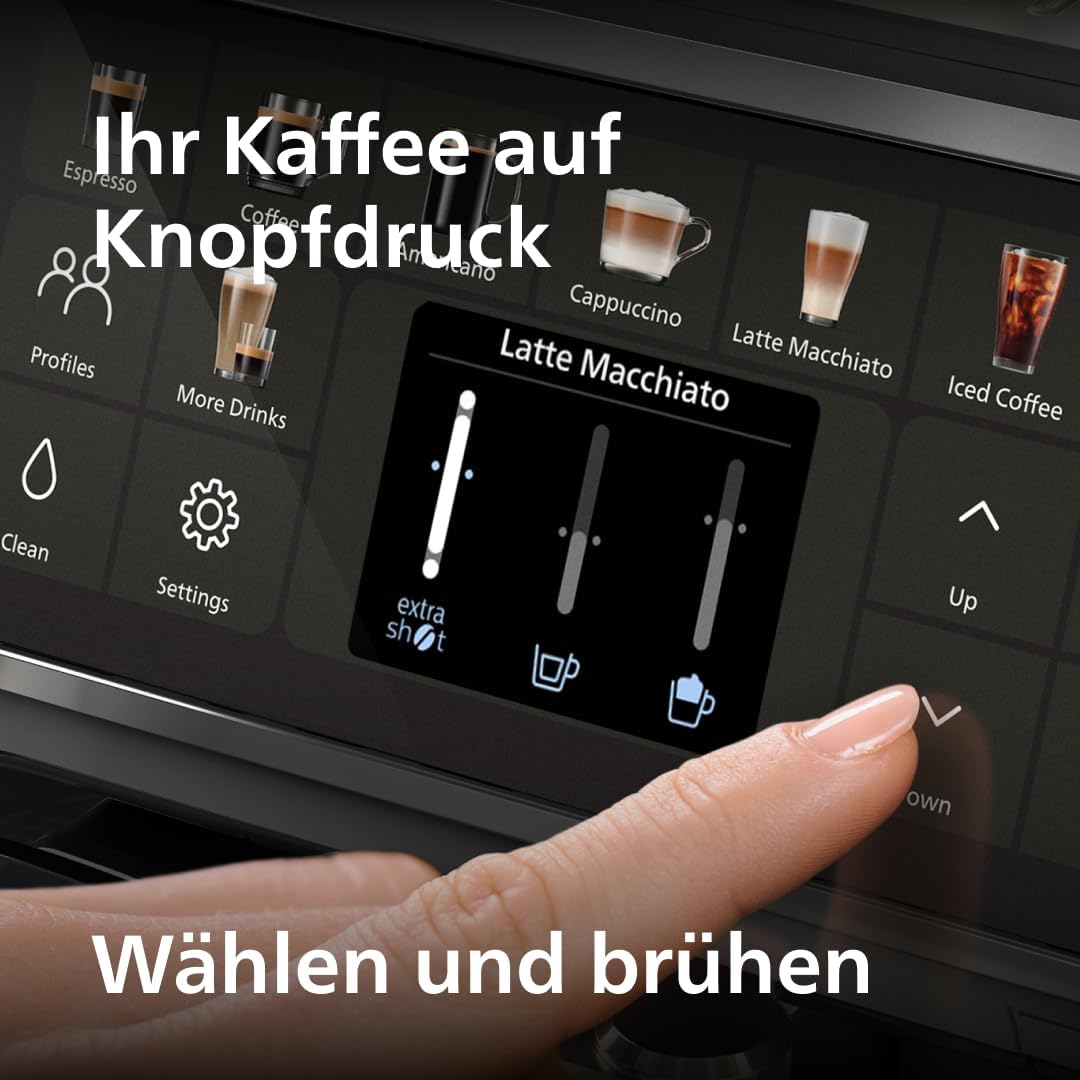 Serie 5500 EP5547/90 Fully Automatic Kaffeemaschine mit LatteGo in Schwarz