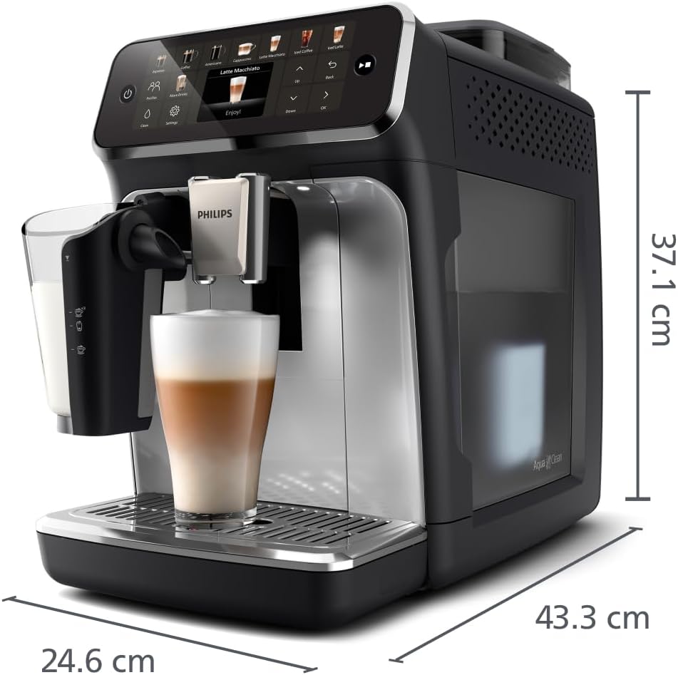 Serie 5500 EP5547/90 Fully Automatic Kaffeemaschine mit LatteGo in Schwarz