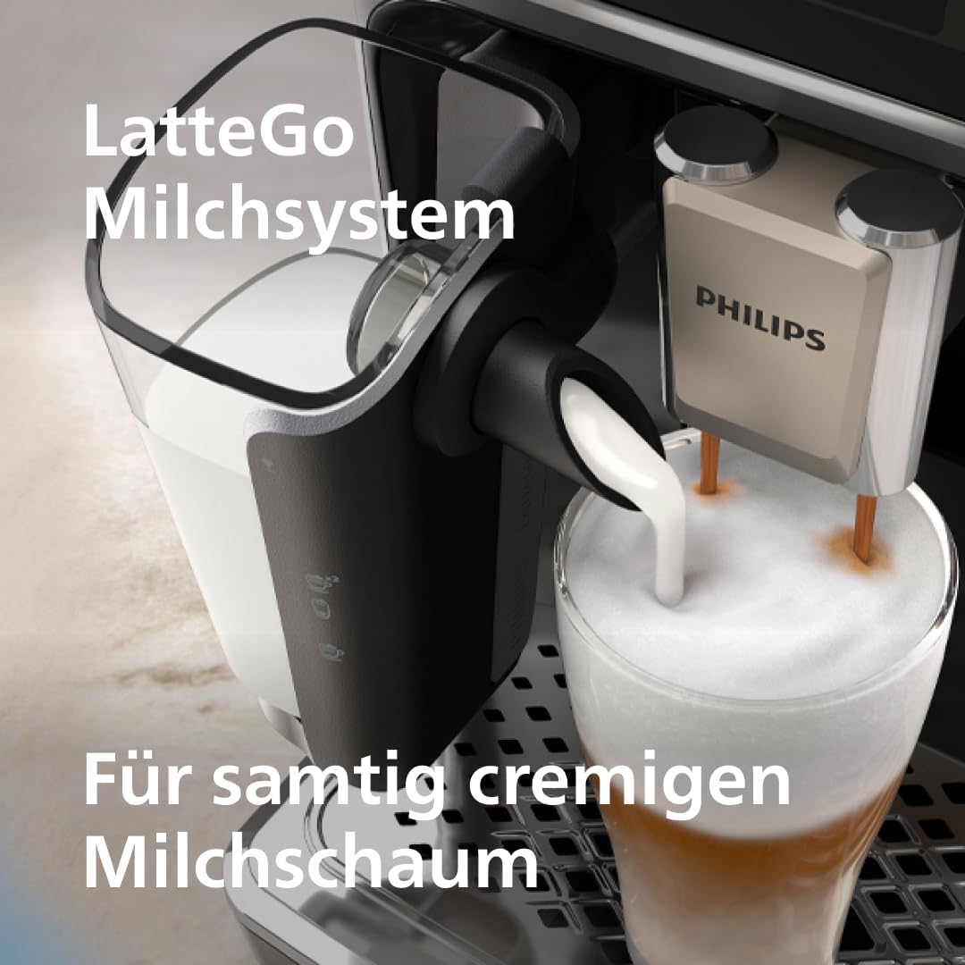 Serie 5500 EP5547/90 Fully Automatic Kaffeemaschine mit LatteGo in Schwarz